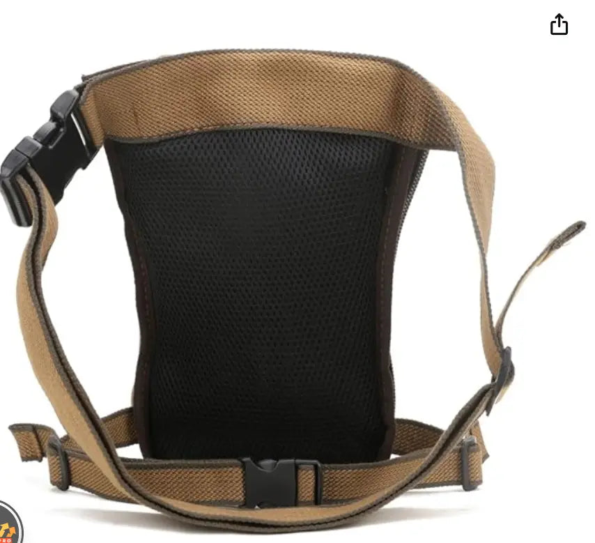 Drop Leg Bag Canvas Thigh Pouch Slatin MotorGear Motorcycle Jackets Jeans Gloves