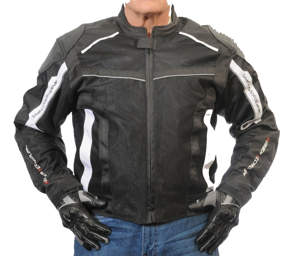 Slatin MotorGear Mesh Jacket, always in style & premium features at low prices