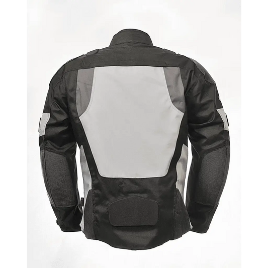 Four Season Jacket in Black/Grey OR Black/ HiViz Green - Slatin MotoGear Motorcycle Jackets Jeans Gloves