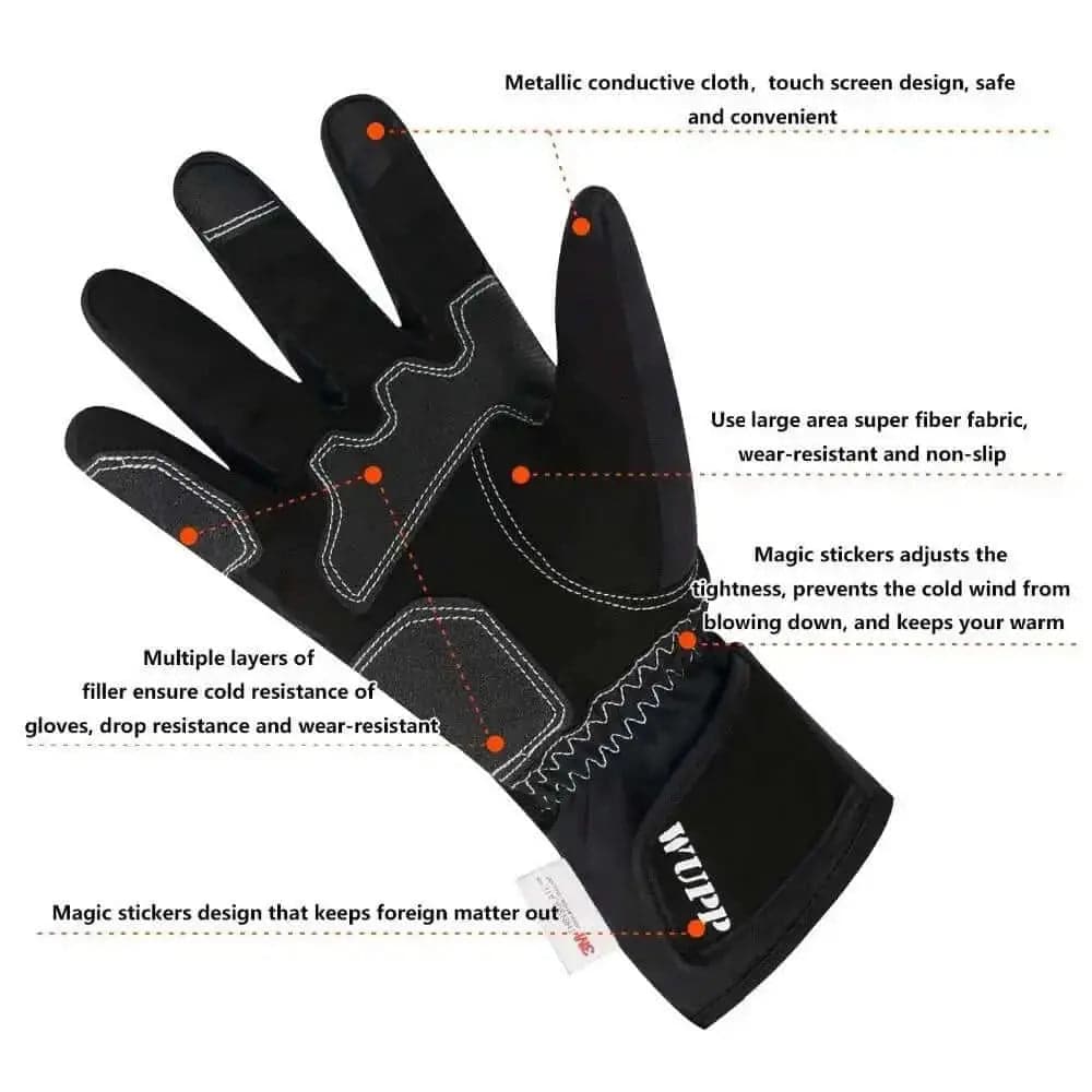 Thinsulate Warm Dry Touchscreen Compatible Gauntlet Winter Gloves