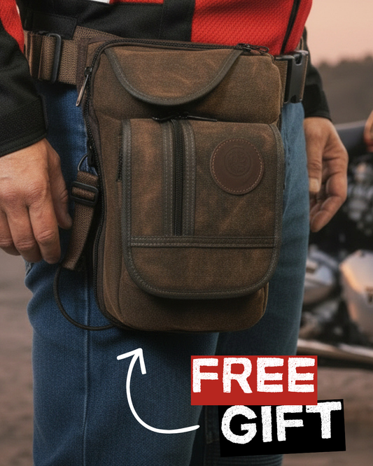 Tactical Utility Leg Bag | Canvas Thigh Pack for Riding, Travel & Everyday Carry