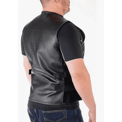 Concealed Carry Leather Vests - Slatin MotorGear Motorcycle Jackets Jeans Gloves