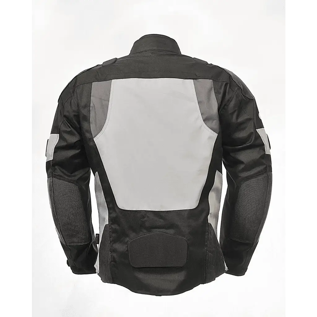 Four Season Jacket in Black/Grey OR Black/ HiViz Green - Slatin MotoGear Motorcycle Jackets Jeans Gloves