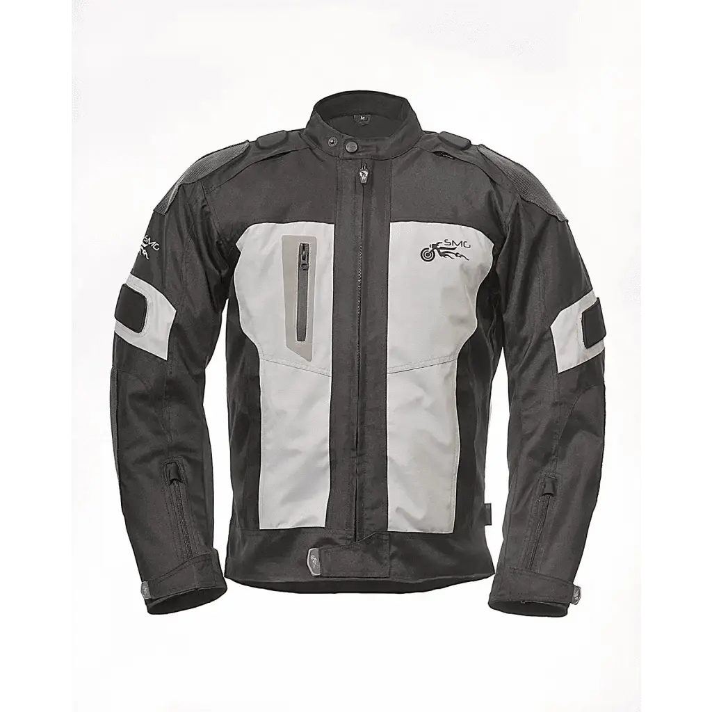 Four Season Jacket in Black/Grey OR Black/ HiViz Green - Slatin MotoGear Motorcycle Jackets Jeans Gloves